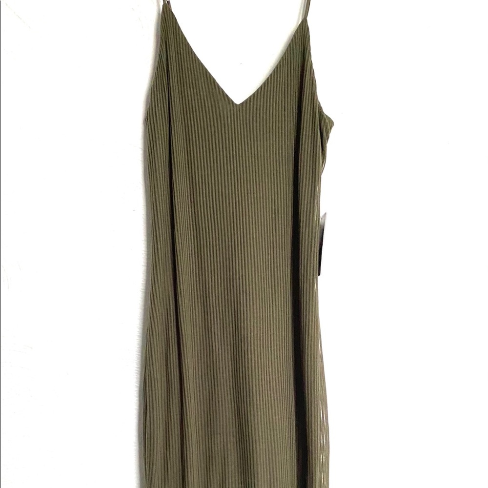 Express ribbed midi dress